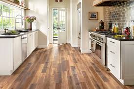 The highly durable flooring is great for use in basements, kitchens, bathrooms and high traffic areas. Laminate Flooring Installation