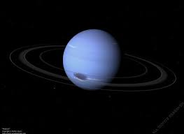 Neptune The Black Spot Is Where The Planet Was Struck By A Comet 200 Years Ago Neptune Planet Space And Astronomy Planetary Rings