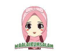 Enjoy the videos and music you love, upload original content, and share it all with friends, family, and the world on youtube. 16 Ide Mengucap Salam Kartun Kartun Lucu Kartun Hijab