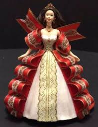 Hallmark Holiday Barbie Ornament Fifth In Series 1997 Christmas Keepsake 5 Doll Holiday Barbie Christmas Keepsakes Hallmark Holidays
