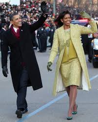 Michelle obama gorgeous in flipped waves for inauguration. Michelle Obama Barack Obama Wife S Best Fashion Moments In Pictures Express Co Uk
