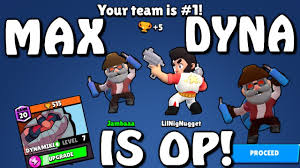 Mike tosses two sticks of dynamite, passing over any obstacles in the way. Brawl Stars L Max Dynamike Is Op Playing With A Rank 20 Dyna Youtube