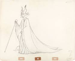 animation drawing of malificent from disney s sleeping beauty artist unknown dessins malefique coloriage printemps fleur de pommier