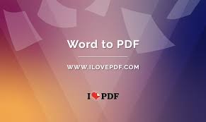Convert Word To Pdf Documents Doc To Pdf