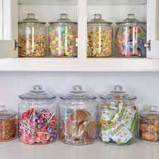 Anchor hocking 85545r 1/2 gallon glass jar with lid. Glass Jars Can Help With Kitchen And Pantry Organization
