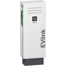 Evf2s22p44r Evlink Parking Floor Standing 22 Kw 2xt2 With Shutter Ev Charging Station Rfid Schneider Electric Clipsal By Schneider Electric