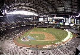 The Bob Bank One Ballpark Now Chase Field In Arizona Beautiful With The Roof Open And Dark With It Closed The Only Place I Know Where The Air Condition