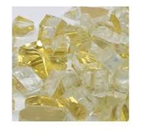 China AG-003 24K gold glass rock with minior base glass ...