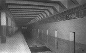 The original design of canal st station was that of a typical express station as on the first subway, with four tracks and two island platforms. Nycsubway Org Bmt Nassau Street Jamaica Line