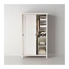 Hemnes White Stain Wardrobe With 2 Sliding Doors 120x197 Cm Ikea Hemnes Wardrobe Hemnes Ikea