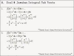 Untuk mengerjakan soal ini, kita dapat menggunakan sifat seperti soal pertama. 32 Contoh Soal Integral Beserta Jawabannya Contoh Soal Terbaru