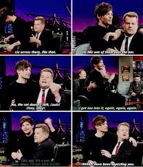 Louis Acting As A Cat On The Late Late Show With James Corden December 2015 The Late Late Show Late Night Comedy The Funny