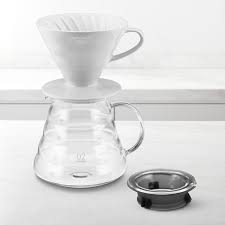 Hario received japan's good design award in 2007 for the v60 made from plastic and ceramic that had since a brewer who used the v60 won first prize in the 2010 world brewers cup, the v60 has. Hario V60 Coffee Pour Over Coffee Maker Kit Williams Sonoma