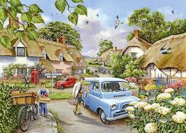 Buy jigsaw puzzles online & find brands like remark, clementoni, china oem & much more. House Of Puzzles Hop Morning Fresh Big 500 Piece Jigsaw Puzzle Mc229 For Sale Online Ebay Nostalgic Art Puzzle Art Jigsaw Art