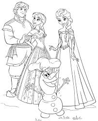 Frozen is a disney favorite for children and adults! Awesome Elsa Coloring Page To Print And Download