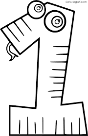 16 Free Printable Number 1 Coloring Pages In Vector Format Easy To Print From Any Device And Automatic Printable Numbers Free Printable Numbers Coloring Pages