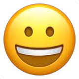 😀 Visage avec large sourire Emoji — Signification, Copier & Coller,  Combinaisons