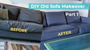 You can put it around the current couch cushion but inside the pillowcase. Diy Old Couch Makeover Start With Adding To Your Cushions Youtube