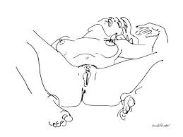 I want a picture of a man in white kneeling and a man in a black suit with a sword putting the sword on the kneeling man's head. Female Erotic Drawings 3 Art Print By Gordon Punt