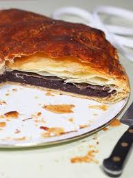 French Galette Des Rois With Chocolate And Almond Filling My Parisian Kitchen Recipe Almond Filling Recipe French King Cake Recipe King Cake Recipe