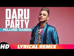 On the large display in the auditorium, you see the text printed: Latest Punjabi Song Lyrical Remix Daru Party Sung By Millind Gaba Punjabi Video Songs Times Of India