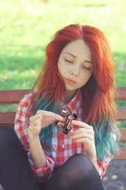 As far as applying the hair dye goes, it's very easy, you just mix up the dye, squeeze it onto the plastic brush and brush it through the lengths of your hair. Stunning Hair Dipped Hair Underlights Hair Dip Dye Hair