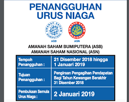 Namun had maksimum pengeluaran hanyalah rm500 sebulan. Jumlah Dividen Asb Dan Asn 2018 Denaihati