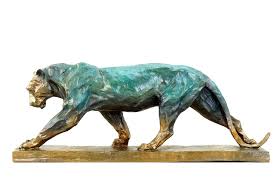 Panther Im Laufen Signiert Bugatti Limitierte Bronzeskulptur In 2020 Bronzeskulptur Skulpturen Pferdeskulptur