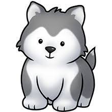 Free for commercial use no attribution required high quality images. Animated Husky Puppy Google Search Puppy Clipart Cute Animal Drawings Husky Drawing