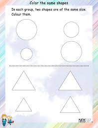 We also cover rotating and scaling shapes and introduce 3d shapes. Shapes Grade 1 Math Worksheets
