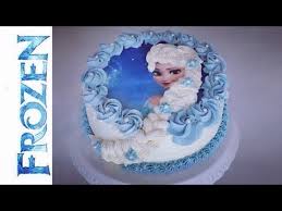 Tapi bunga tak berapa cantik semasa proses untuk letak ats kek. How To Make A Frozen Elsa Cake I Birthdaycake With Italien Meringue Buttercream Youtube