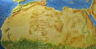 They will see the tropical trees in the dark green rain forests, the sand in the golden deserts and the salty waves in the pastel blue oceans. Topographic Map Of Sahara Desert 36 Download Scientific Diagram