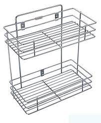 Shelf shelves zum kleinen preis hier bestellen. Buy Vedizz Stainless Steel Kitchen Rack Double Kitchen Organiser Spice Rack Racks Shelves Online At Low Prices In India Amazon In