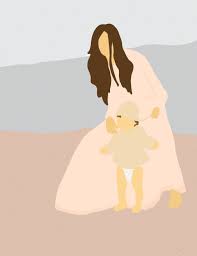 Motherhood Illustration,Mother's Day, Digital Art, Illustration, Motherhood,  Mom Life, Motherhood Print, Gi… | Illustration art, Illustration, Drawing  illustrations