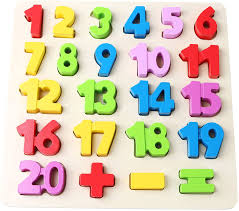 All the puzzle are full page puzzles. Amazon Com Babe Rock Wooden Number Puzzles For Toddlers 2 3 Years Old Boy Girl Learning Toys 23 Pieces Toys Games