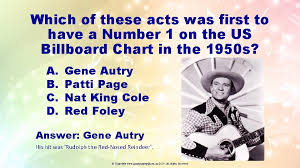 If you fail, then bless your heart. 1950s Music Trivia Quiz Copyright Www Qualityagingcom Au