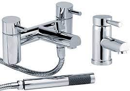 Some faucet sets come with a combination of finishes such as brass and chrome, which offers a unique look. Basin Bath Shower Mixer Tap Set Free Shower Kit Hydra Malton Hi Malton Aa