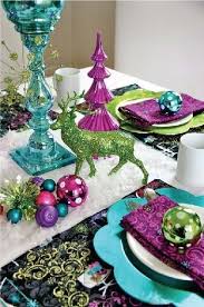 Colorful Christmas Table Decor Ideas 25 Bright Holiday Table Decorations And Centerpieces Christmas Table Decorations Christmas Tabletop Christmas Decorations