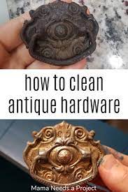 3 Ways To Clean Rusty Antique Drawer Pulls Antique Drawer Pulls Antique Drawers Antique Dresser Hardware