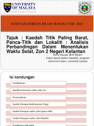 I know what have i said. Zon Waktu Solat