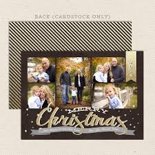 Gold christmas collage photo card | etsy. Black And Gold Collage Printable Christmas Card Lil Sprout Greetings
