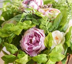 Details about qvc peony 11 faux flowers and vase with fixed foliage see original listing. Peony Artificial Flowers Qvc