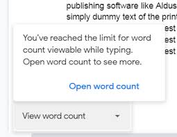 Google docs have done much to facilitate collaborative working. Update Word Count Limit Google Docs New Live Word Count Lets You Know When Your Paper Has Enough Bs Filler