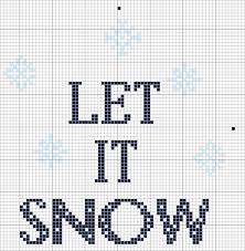 Let It Snow Chart The Posy Collection