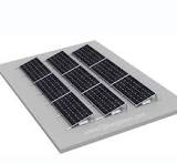 Flat Concrete Roof Block Install Solar System Ballasted Flat Roof Racking  Solar PV Photovoltaic Mounting System