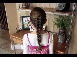 This hairstyle gets your hair out of your face while leaving your bottom layers free for you to leave natural or style as you please. How To French Braid 2 Braided Hairstyles Cute Girls Hairstyles Youtube