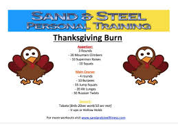 Score is total time when all 150 reps of each exercise. Thanksgiving Workout Sand And Steel Fitness