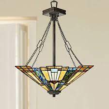 Quoizel Tiffany Style Inglenook Pendant Chandelier 28411 Lamps Plus In 2021 Tiffany Style Pendant Chandelier Quoizel