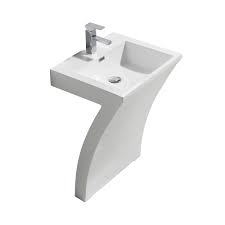 nordic canada gemma pedestal sink on