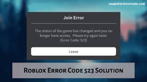 We did not find results for: Roblox Error Code 523 Solutions 100 Working Game Specifications